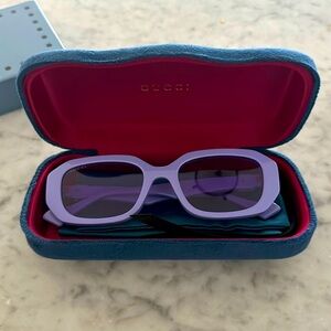 Gucci Purple sunglasses NEW